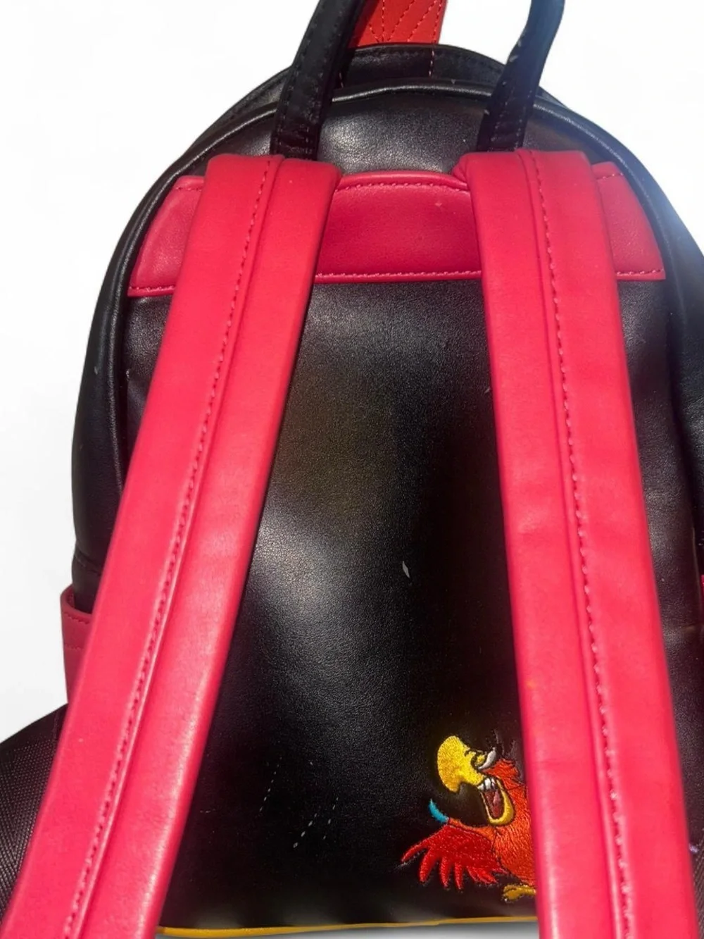 Loungefly Disney Aladdin Jafar Cosplay Mini Backpack Iago Embroidered